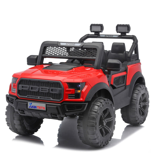 Kids Electric Ride On Car With Remote Control, LEd Lights, Music Player, Swing Function, 4 Wheel Shock Absorption - Red Daily Nest