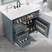 Bathroom Vanity With Sink, 3 Drawers & Cabinet With Adjustable Shelves Hearth and Haven
