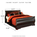 Huey Vineyard - Sleigh Bed Signature Design by Ashley®