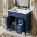 Modern Bathroom Vanity With Sink, Storage Cabinet, Soft Close Doors, Deep & Standard Drawers Hearth and Haven