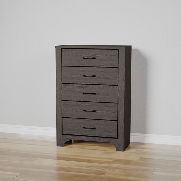 Junipe - 5 Drawer Chest - Brown