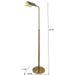 Elara - Floor Lamp - Gold Ashcroft Furniture