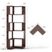 L-Shaped Corner Bookshelf Home Essentials