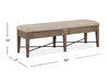 Paxton Place - Bench With Upholstered Seat - Dovetail Gray Magnussen Furniture