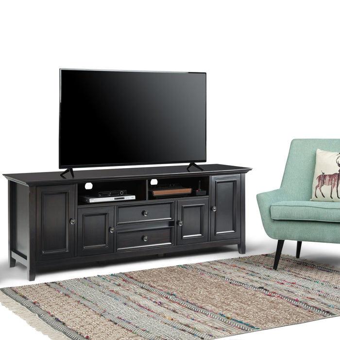 Amherst - Handcrafted Wide TV Media Stand Simpli-Home