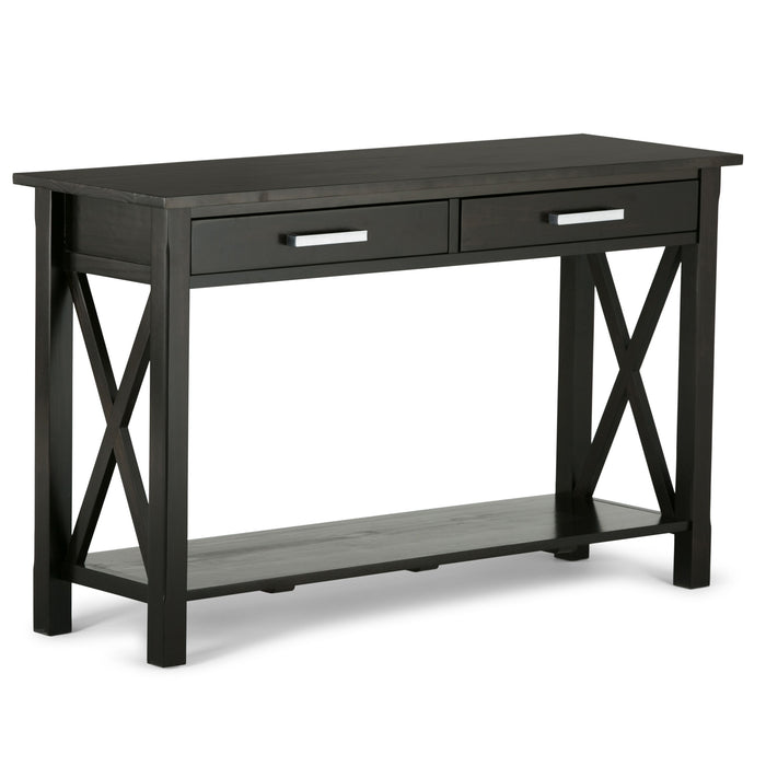Kitchener - Console Sofa Table - Hickory Brown
