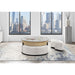 Rounded Storage Coffee Table With 3 Stools Global Furniture USA