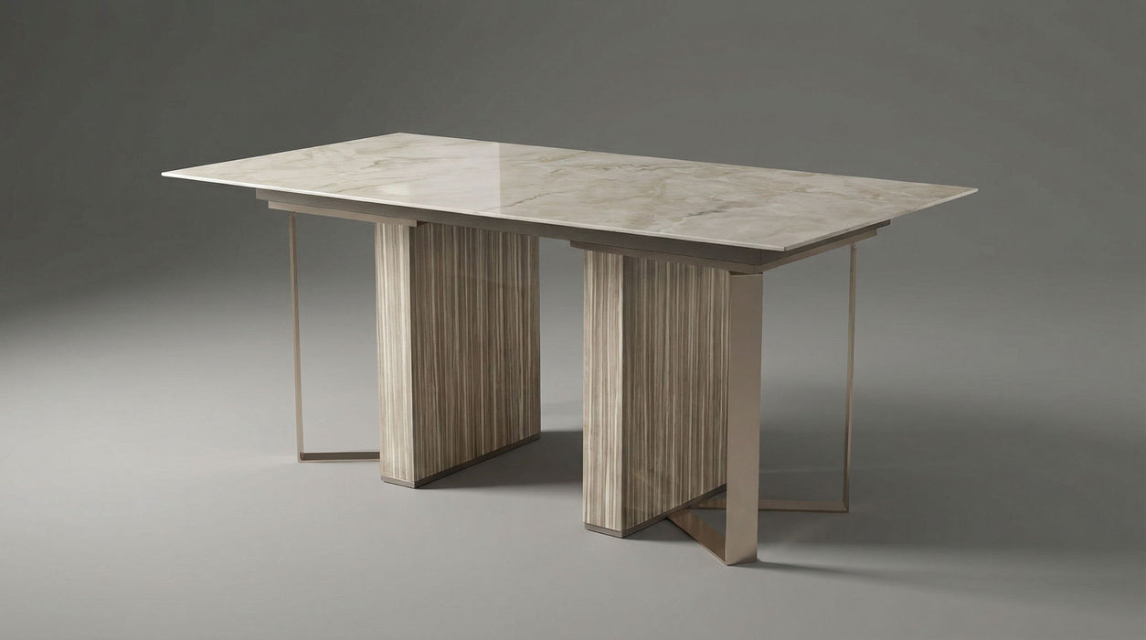 Luce - Dining Table - Beige / Light Brown Arredoclassic Italy