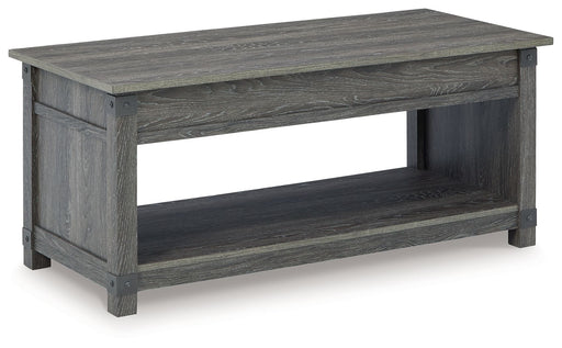 Freedan - Rect Lift Top Cocktail Table - Grayish Brown Signature Design by Ashley®