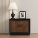 Houston - 2 Drawer Nightstand - Walnut Matrix Furniture Group