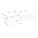 Upholstered Large Seating Modular Sectional Home Essentials