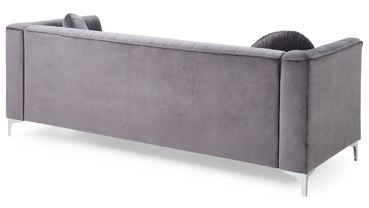 Glory Furniture Delray Sofa (2 Boxes), Gray