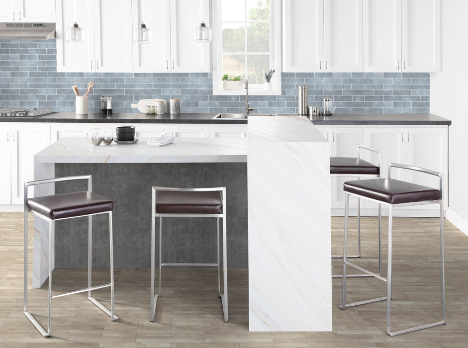 Fuji - Contemporary Stackable Design Barstool Lumi Source