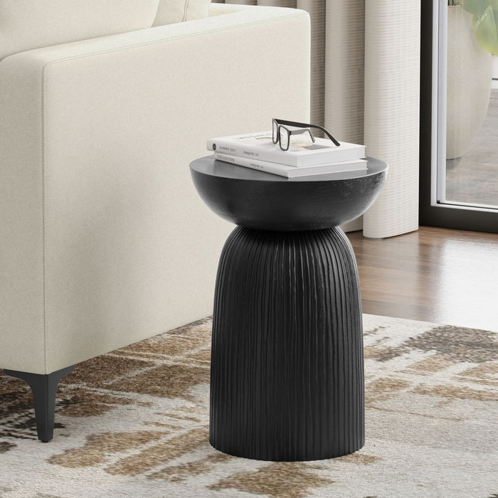 Boyd - Line Accent Table - Black Simpli-Home
