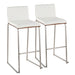 Mason Mara - Contemporary Fixed Height Barstool (Set of 2) Lumi Source