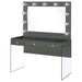 Katelyne - 3 Drawer Vanity Set With Mirror - Gray Furniture Max