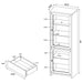 Kennison - Media Tower - Black Furniture Max