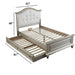 Contemporary Style Bed With Trundle Home Essentials