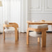 2 Pack Dining Chairs With Pillow Back Noble House