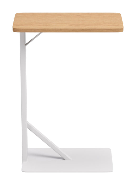 Pebble - Side Table - Light Brown / White Zuo Modern