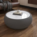 Drum Shaped Coffee Table Home Essentials