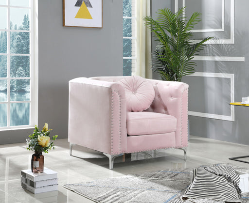Contemporary Sloped Arm Chair Glory Furniture