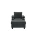 Accent Chair With Storage Ottoman, Reclining Single Chaise Lounge With Cupholders And USB, C Ports Home Essentials