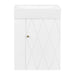 Modern Bathroom Vanity With Sink, Diamond Pattern Doors Hearth and Haven