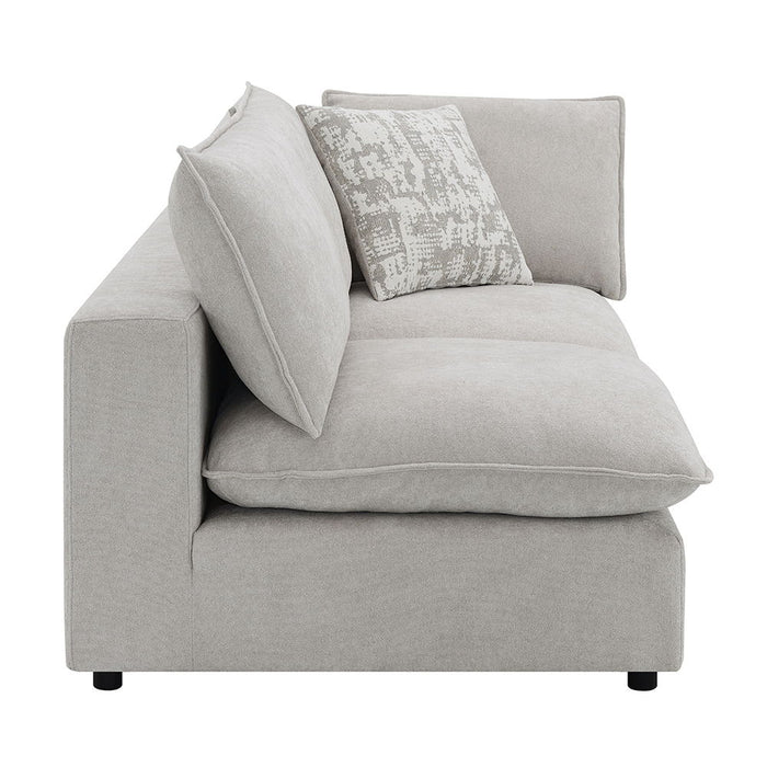 Marisa - Modular RF Loveseat With 2 Pillows - Beige Boucle ACME