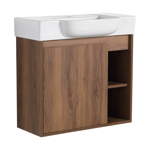 Wall Mounted Bathroom Vanity With Sink & Soft Close Door Home Essentials