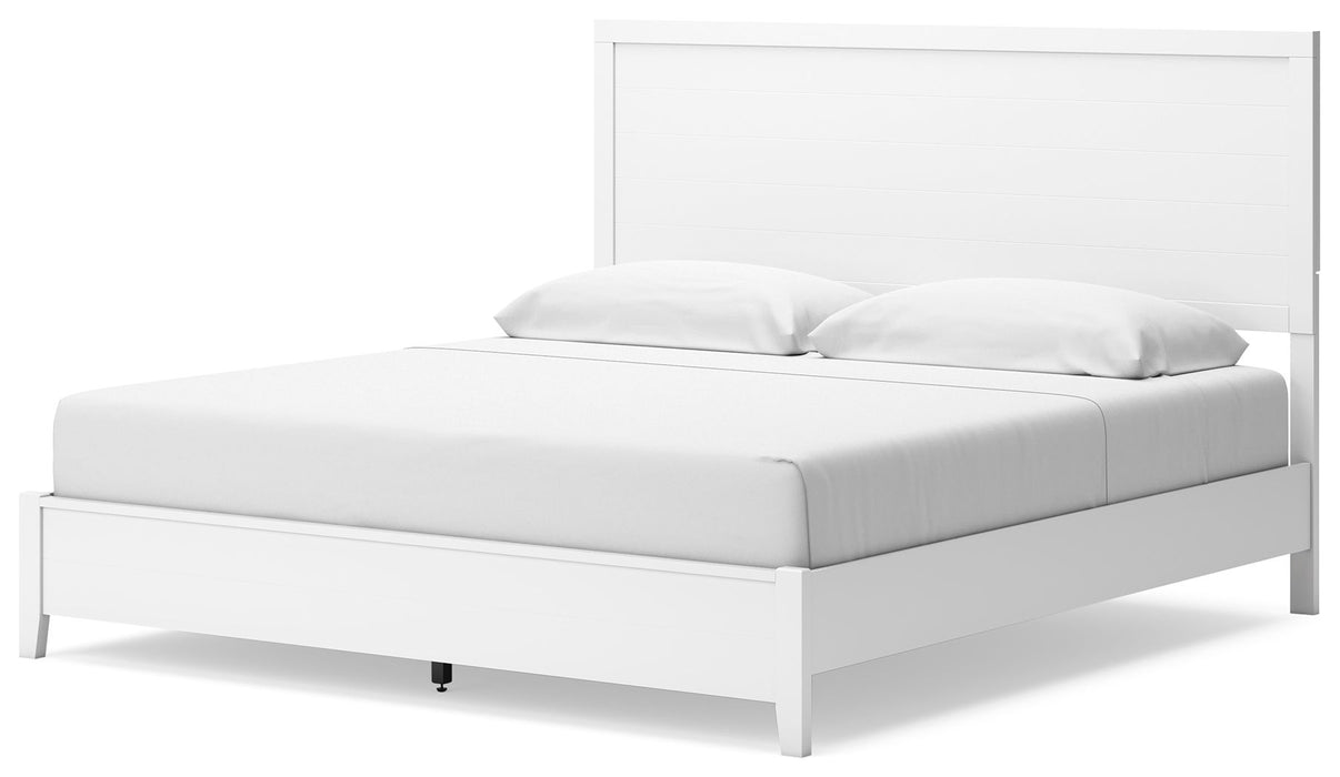 Binterglen - King Panel Bed - White Signature Design by Ashley®