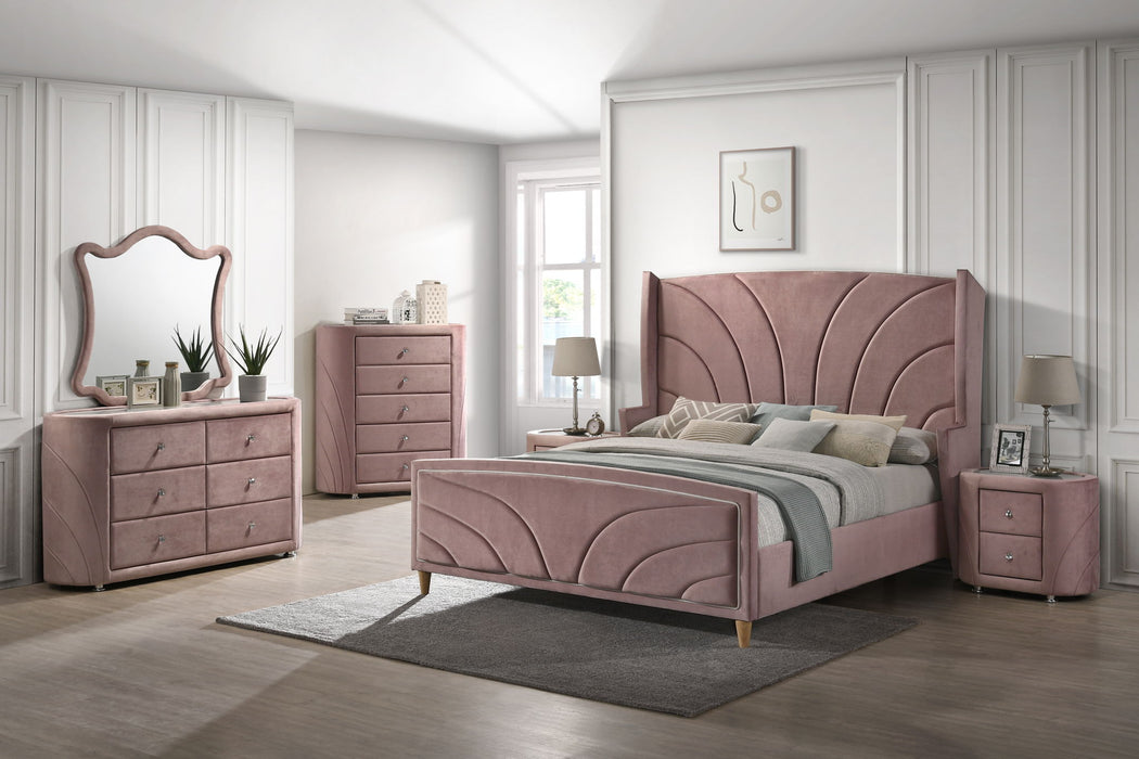 Salonia - Chest - Pink Velvet ACME