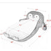 Twin Size Penguin Shaped Bed, Lounger Chair For Kids Bedroom - White / Black Home Essentials