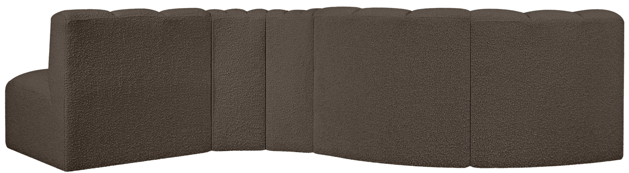 Arc - Boucle Fabric 5 Piece Modular Sofa Meridian Furniture