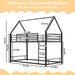 Bunk Bed With Safety Guardrails, No Box Spring Needed Home Essentials