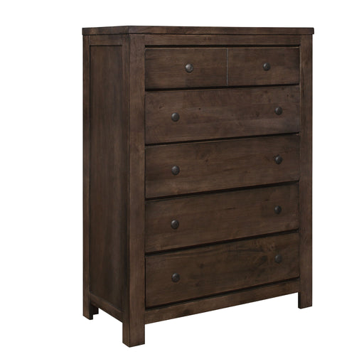 5 Drawer Chest, 1 Piece - Brown Emerald Home