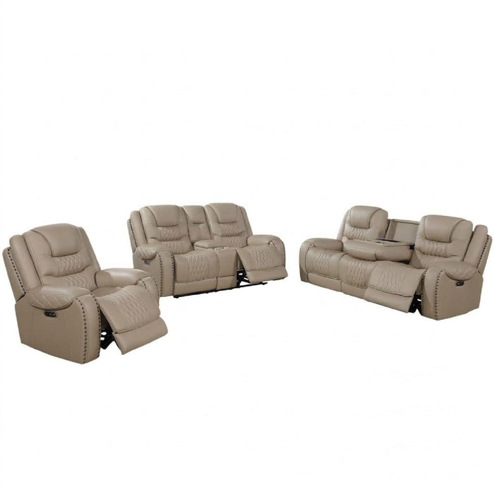 Power Motion Sofa Set With USB Ports And Adjustable Headrests Home Essentials