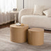 Round Nesting Coffee Table For Small Space (Set of 2) Home Essentials
