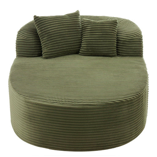 Modern Chaise Lounge Sofa Boneless Couch With Supportive Pillows Hearth and Haven