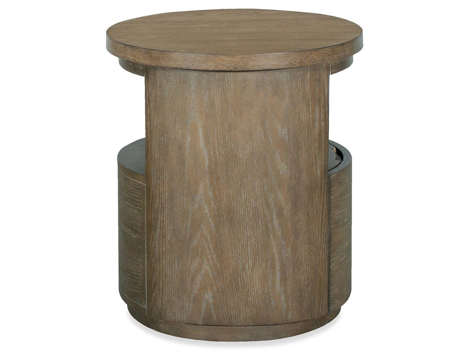 Bosley - Round End Table - Porpoise Magnussen Furniture