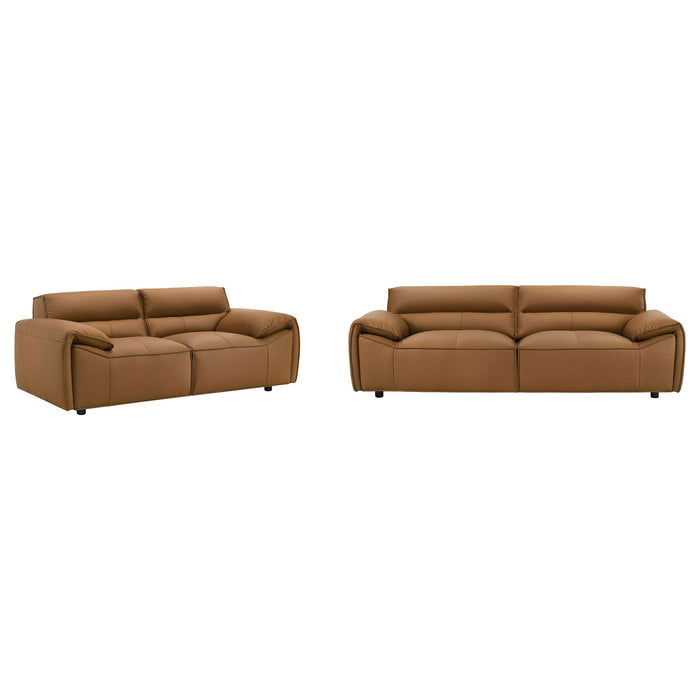 Hudson - 2 Piece Upholstered Sofa Set Furniture Max