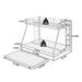 Bunk Bed For Kids, Convertible Frame With Ladders & Guardrail Home Essentials