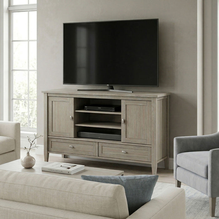 Warm Shaker - TV Media Stand Handcrafted Simpli-Home