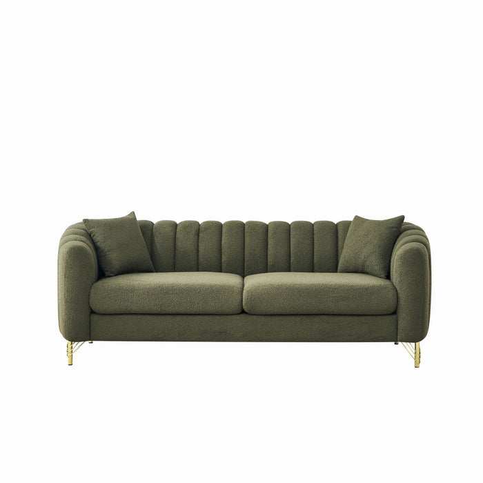 Tufted Oversized Sofa For Living Spaces
