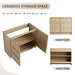 Freestanding Bathroom Vanity With Soft Close Doors Home Essentials