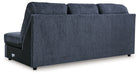 Albar Place - Laf Sofa Chaise - Cobalt Signature Design by Ashley®