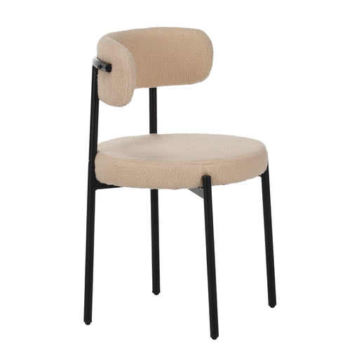 Medieval - Curved Back Kitchen Dining Chairs (Set of 4) - Beige Home Essentials