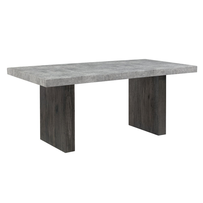 Susan - Dining Table Set With Base - Gray Global Furniture USA