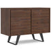 Lowry - 2 Door Sideboard Buffet - Brown Simpli-Home
