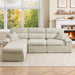 Corner Chaise Sofa With High Backrest Home Essentials